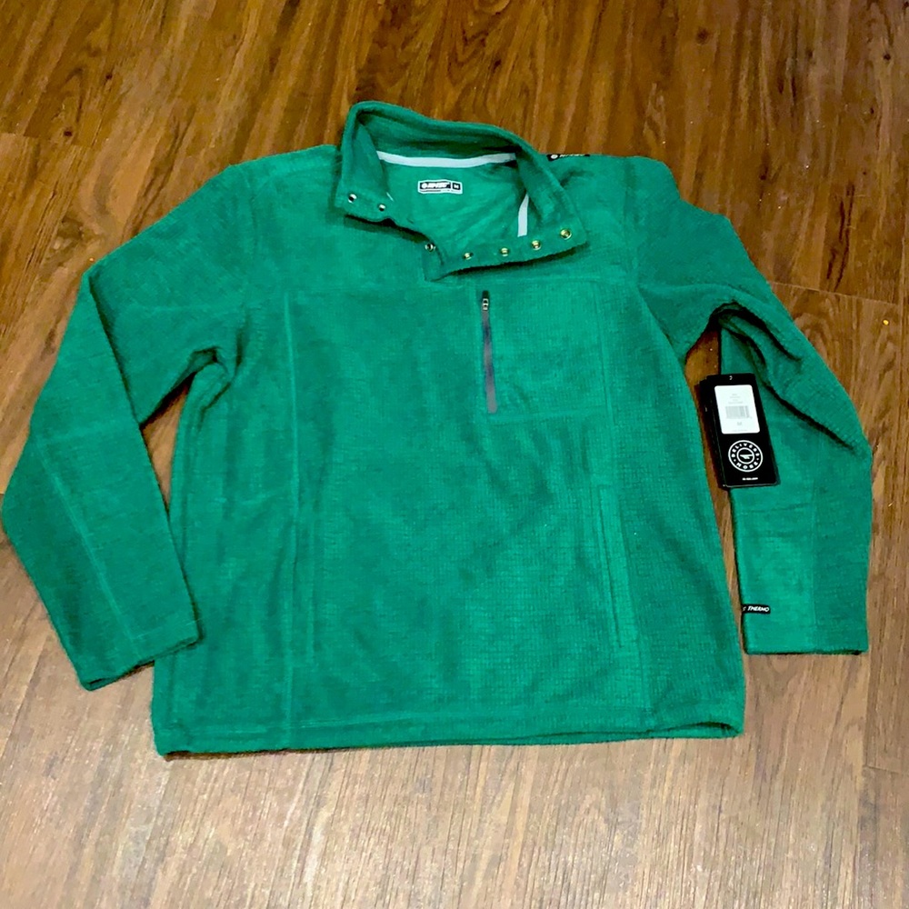 NWT- Hi-Tec Thermo green men’s pullover winter thermal sweatshirt
